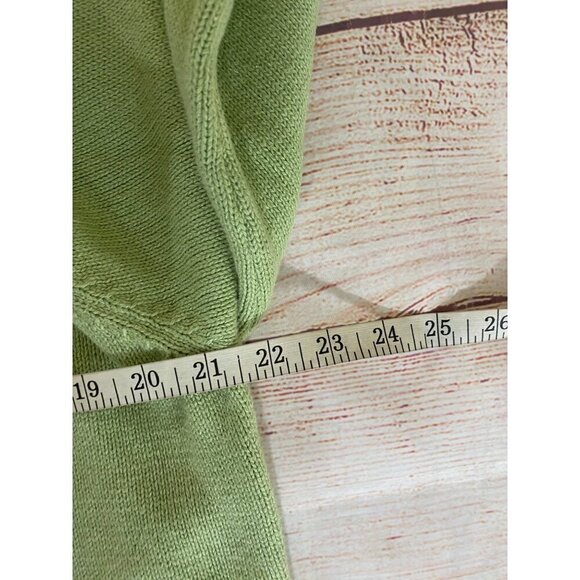 NWT Vintage Storybook Knits Green Floral Knit Button Front Cardigan - Large - Picture 7 of 12